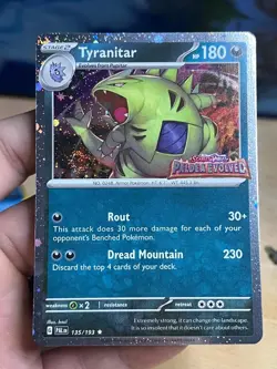 Tyranitar (Cosmos Holo Swirl) 135/193 Holo Promo Pokemon NM/M - Image 1