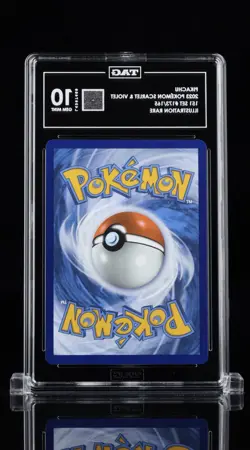 TAG 10 Pikachu #173/165 IR 2023 POKEMON SV 151 | W/ CUSTOM SLAB STICKER & CASE - Image 3