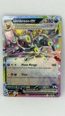 2025 Pokemon Prismatic Evolutions Umbreon EX 060/131 Pokemon - Image 1