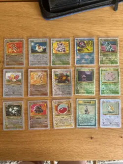 Pokemon legendary collection 17 cards Nidoking Kabutops Inc Wartortle &Magikarp - Image 1