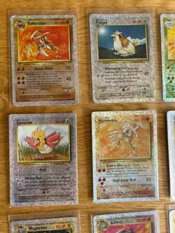 Pokemon legendary collection 17 cards Nidoking Kabutops Inc Wartortle &Magikarp - Image 2