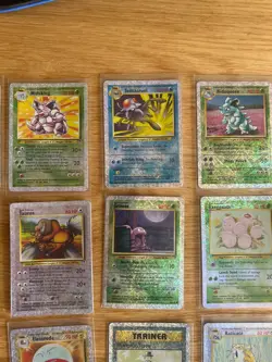 Pokemon legendary collection 17 cards Nidoking Kabutops Inc Wartortle &Magikarp - Image 3