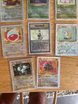 Pokemon legendary collection 17 cards Nidoking Kabutops Inc Wartortle &Magikarp - Image 4