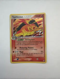 Pokemon Typhlosion 17/115 Unseen Forces Reverse Holo LP - Image 1