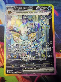 The Pokemon Company Vaporeon ex 149/131 Prismatic Evolutions SIR Holo ENG - Image 1