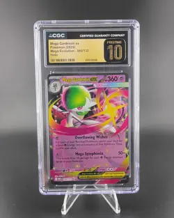 Pokemon Mega Gardevoir ex 060/132 Mega Evolution Holo CGC Pristine 10 2025 - Image 1