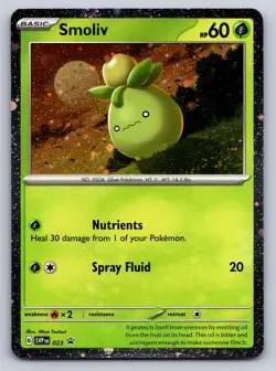 Smoliv 023 Holo Promo Scarlet & Violet Promo Pokemon Holo Near Mint - Image 1