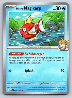 Misty's Magikarp 048/182 Common Destined Rivals Pokemon Near Mint - Image 1