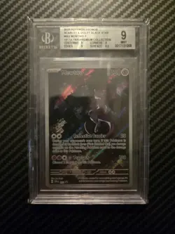Pokemon Mewtwo 052 SVP Scarlet & Violet Promo Holo BGS 9 2023 - Image 1