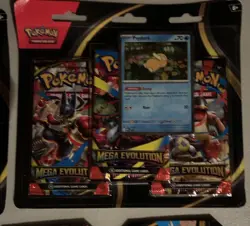 Pokemon Mega Evolution 3-Pack Blister Set of 2 Psyduck and Golduck + 6 Boosters - Image 4