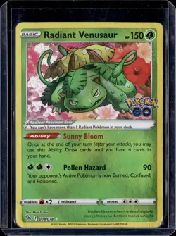 Pokemon GO #004/078 Radiant Venusaur - Image 1