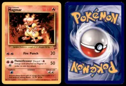 Magmar 51 130 UC Base Set 2 Pokemon MP - Image 3