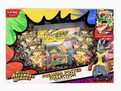 Pokemon TCG: Ascended Heroes Premium Poster Collection Mega Lucario💥 - Image 1
