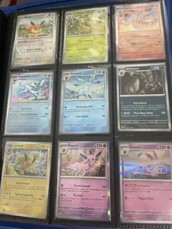 Pokemon Card | SV Prismatic Evolutions Eeveelutions Complete Holo Set X9 bundle - Image 1