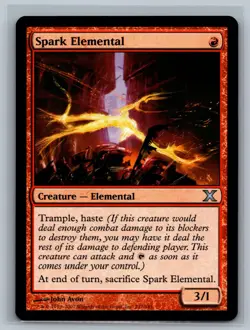 Magic The Gathering 10th Edition Spark Elemental #237/383 MTG TCG CCG Tenth - Image 1