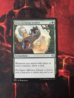 MTG - Overwhelming Instinct - SCD - 202 - Image 1