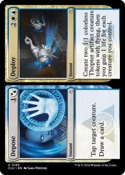 Depose / Deploy - Light Play MTG Ravnica: Clue Edition - Image 1