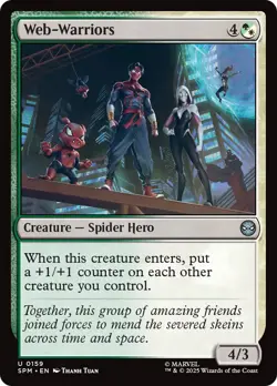 MTG Web-Warriors [Marvel's Spider-Man] Near Mint Magic - Image 1