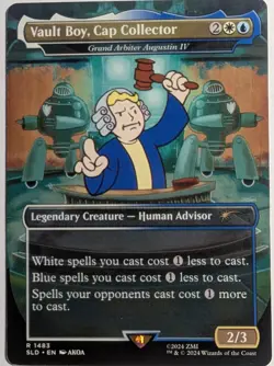 Vault Boy Cap Collector x1 Regular Finish Secret Lair Drop Fallout MTG LP/NM - Image 1