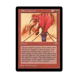 WOTC MtG Mirage Illicit Auction (R) NM - Image 1