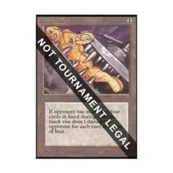 WOTC MtG Collector's Ed Black Vise (CE) (U) EX - Image 1