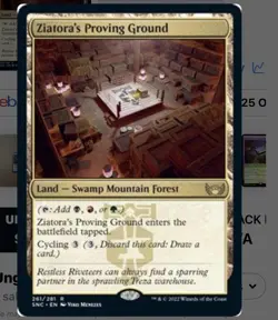 Ziatora's Proving Ground Showcase #359 Streets of New Capenna MTG NM - Image 1