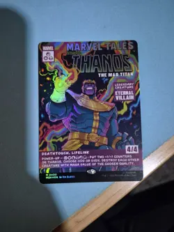 Thanos, The Mad Titan (Borderless) (0400) Marvel Super Heroes Foil - Image 1