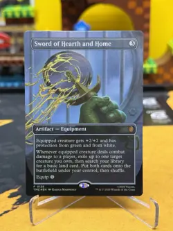 Sword of Hearth Home Borderless Teenage Mutant Ninja Turtles Foil PROMO Unplayed - Image 1