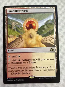 Magic the Gathering MTG Sunbillow Verge Regular - Aetherdrift NM/Unplayed - Image 1