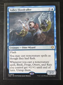 MTG Valley Floodcaller Bloomburrow Regular #79 - Image 1