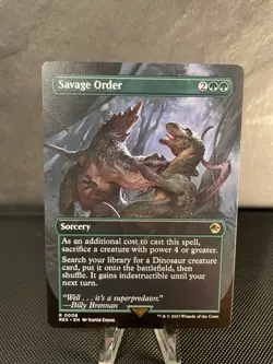 Savage Order (Borderless) MTG - Image 1