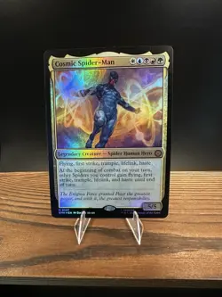 Cosmic Spider-Man (SPM 0217) Marvel's Spider-Man Foil, Magic The Gathering - Image 1