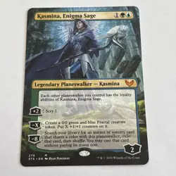 Kasmina, Enigma Sage BORDERLESS - Strixhaven (Magic/MTG) NM - Image 1