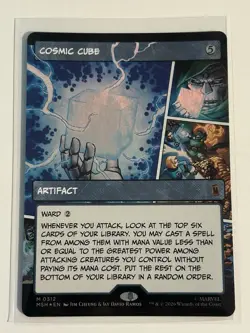 Cosmic Cube 312 Borderless Foil Mtg Super Heroes - Image 1