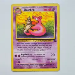 Slowbro 43/62 Uncommon Fossil Pokemon Card WOTC MP - Image 1