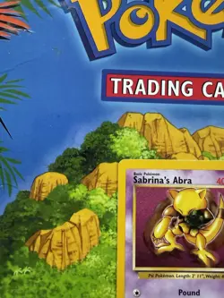 Pokemon Sabrina’s Abra Black Star Promo 19 Moderately Played - Image 3