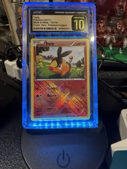 2011 Pokemon Tepig 15/114 Black and White Cross-Holo CGC Pristine 10 - Image 1