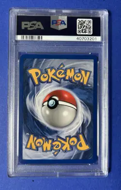 2004 Pokemon Gold Star Mudkip - Holo Ex Team Rocket Returns #107 PSA 7 NM - Image 2