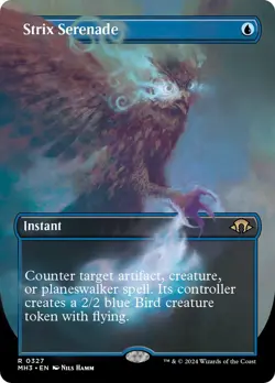 🧙Strix Serenade R 0327 Borderless Foil Modern Horizons 3 MH3 MTG - Image 1
