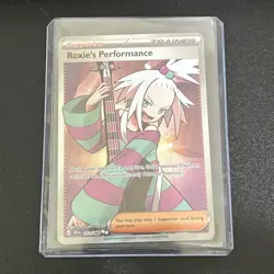 Pokemon TCG Roxie's Performance 112/086 Chaos Rising Full Art Holo NM - Image 3