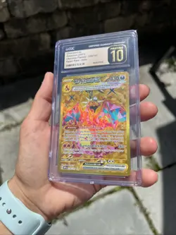 2023 Pokemon EN Obsidian Flames Charizard EX # 228 CGC P10 - Image 2