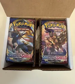 POKEMON 36 SWORD & SHIELD BASE SET FACTORY SEALED BOOSTER PACKS = BOOSTER BOX - Image 1