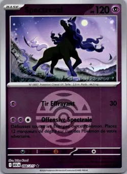 Carte Pokemon Spectreval 098/217 - Reverse 2026 - Image 1