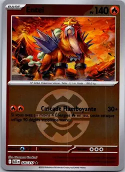 Carte Pokemon Entei 025/217 - Reverse 2026 - Image 1