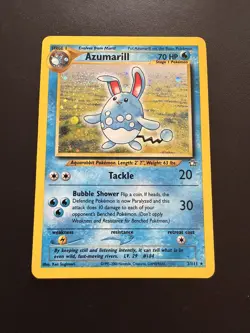 LP + Azumarill Holo Rare - Neo Genesis - Vintage WOTC Pokemon TCG Card 2/111 - Image 1