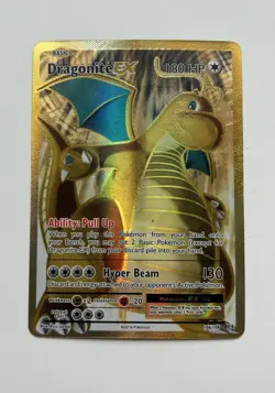 Pokemon TCG Dragonite EX Full Art Ultra Rare Holo Card Evolutions 106/108 XY - Image 1