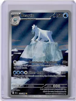 Pokemon Beartic - Illustration Rare SV: Black Bolt 110/086 NM - Image 1