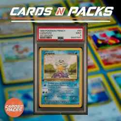 Carte Pokemon Carapuce 63/102 Set de base Edition 1 PSA 9 - Image 1