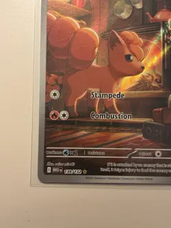 Vulpix Full Art Holo Illustration Rare 138/132 Mega Evolution ENG 2025 NEAR MINT - Image 4