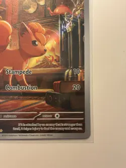 Vulpix Full Art Holo Illustration Rare 138/132 Mega Evolution ENG 2025 NEAR MINT - Image 5